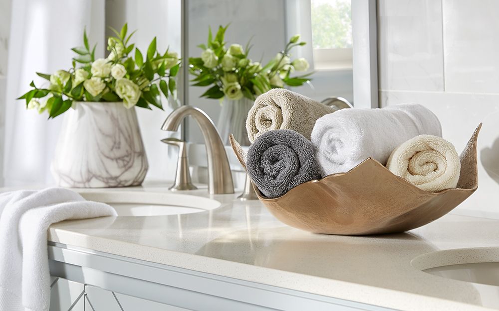 bath towels and bath mats